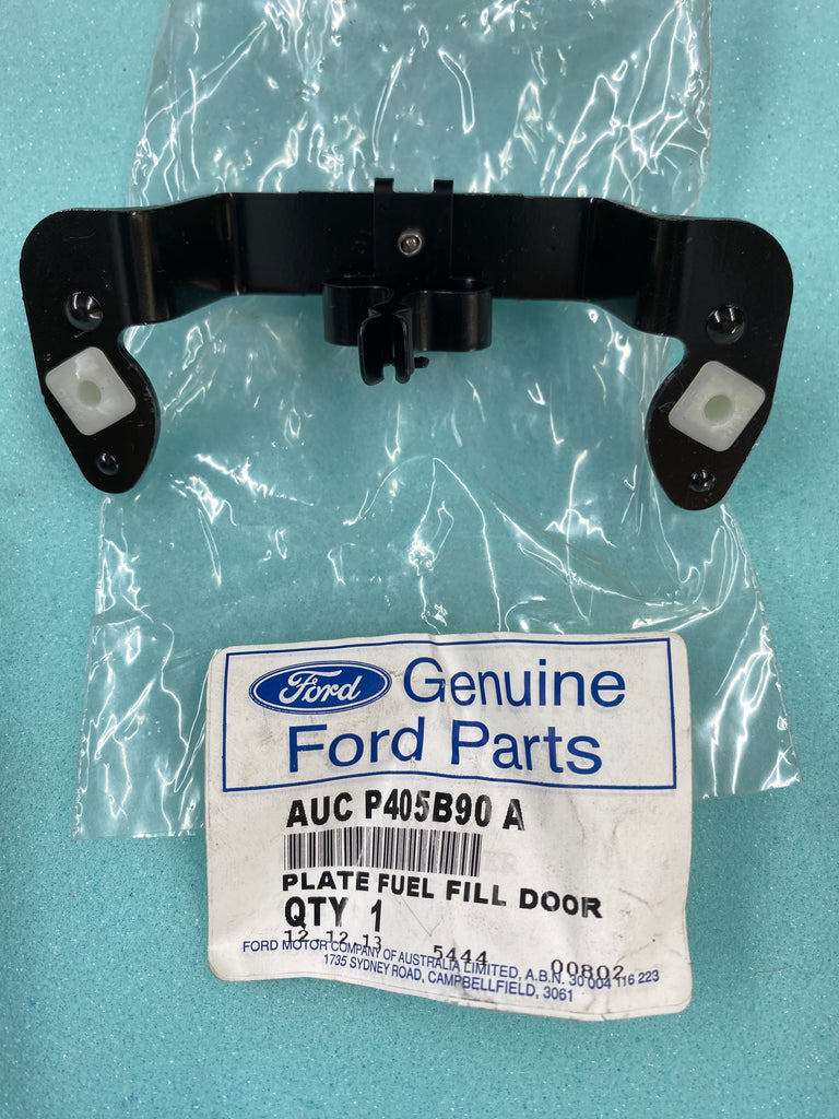 FORD FUEL FILLER DOOR LATCH PLATE GENUINE AUCP405B90A NEW OLD STOCK NO