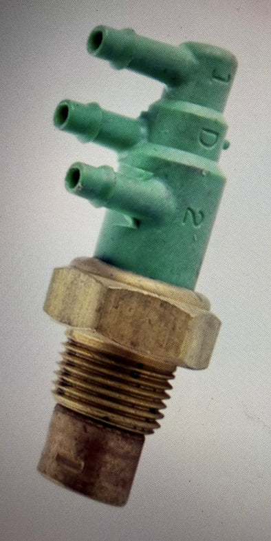 FORD Genuine emission control valve vacuum tree GREEN 3 port XC XD XE DY173 MOTORCRAFT D5ZZ-8A564-A NOS 6 cylinder V8 ESP 302 351 FALCON CORTINA