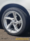 PRE SALE SPECIAL - FORD SHARKFIN 18" x 8" TICKFORD OPTION Alloy Wheel Set includes nuts and genuine centre caps