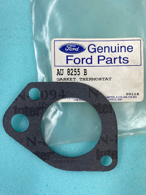 FORD THERMOSTAT GASKET EB ED EF EL XH AU ALL 5 LITRE V8 5.0 GENUINE AU8255B NEW OLD STOCK NOS SPRINT GT XR8 TE50 TS50 TL50 TICKFORD