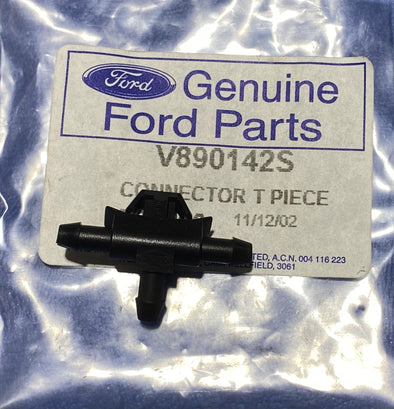 GENUINE FORD "T" CONNECTOR WIPER WASHER HOSE 3 WAY PIECE V890142S NOS NEW OLD STOCK