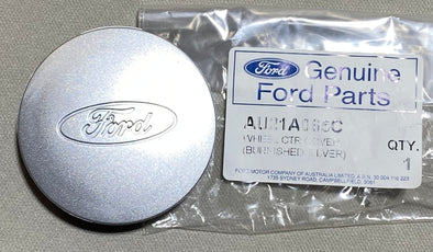 FORD GENUINE ALLOY WHEEL CENTRE CAP AU BA BF FG AU2-1A065-C BURNISHED SILVER