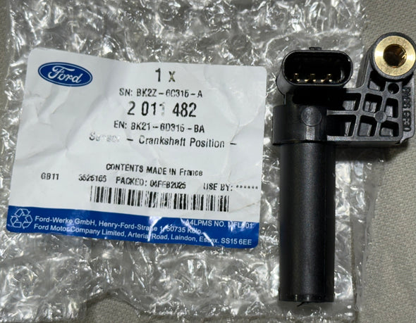 FORD CRANKSHAFT POSITION ENGINE CRANK ANGLE SENSOR RANGER EVEREST BK21-6D315-BA BK216D315BA GENUINE