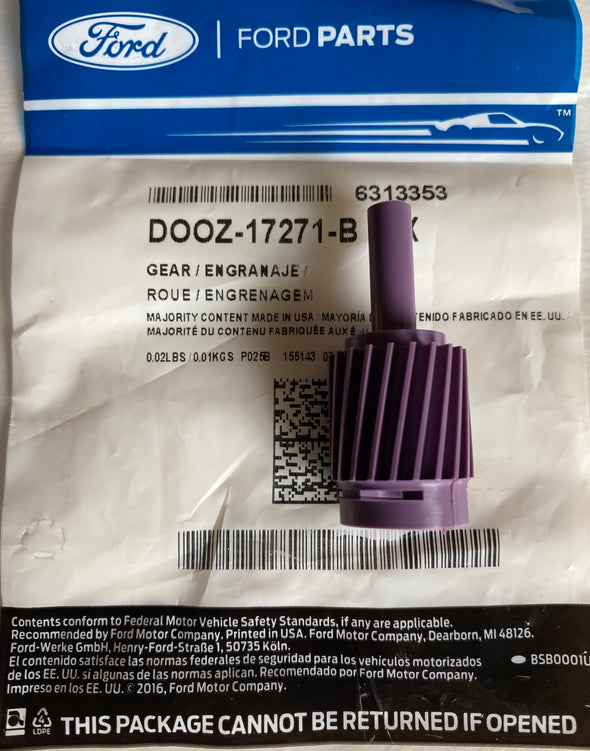 FORD SPEEDO DRIVE GEAR D0OZ-17271-B NOS GENUINE - PURPLE COLOUR 21 TEETH RH C4 C10 FMX AUTO TRANSMISSION XW XY XA XB XC XD XE V8