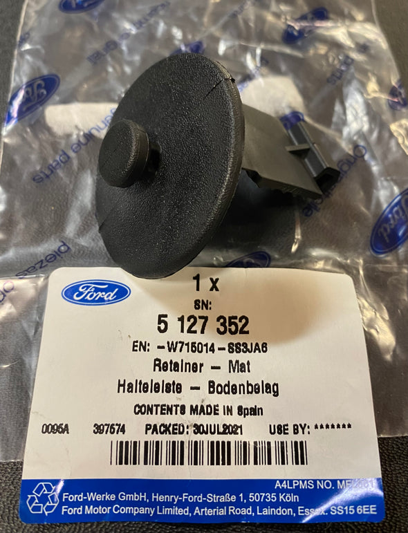 FORD FLOOR CARPET MAT RETAINER W715014-SS3JA6 BA BF FG FG-X GENUINE NOS F150 RANGER EXPLORER TERRITORY