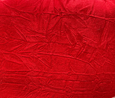 VELOUR - RED 140cm Wide for Automotive with 3mm foam backing