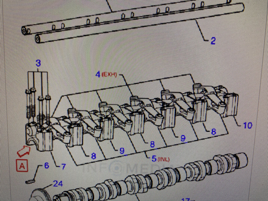FORD AU BOLT FASTENER V800225S2 CAMSHAFT ROCKER GEAR 4.0 OVERHEAD CAM ...
