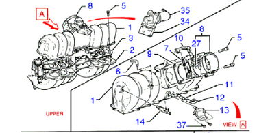 FORD AU NU DU BOLT FASTENER V800220S100 THROTTLE BODY TO MANIFOLD 4.0 VCT 1998-2002 ALL FALCON FAIRMONT GHIA XR6