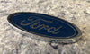 FORD 4-1/2” Emblem oval light blue up to 1993 Mustang BADGE