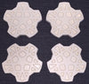 FORD XE ESP Fairmont Ghia SNOWFLAKE set of 4 centre caps NEW INJECTION MOULDED ABS