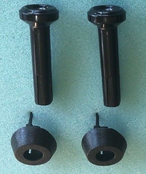 FORD XD XE Door Lock BUTTON & SURROUND NEW set of 2 ABS Plastic Falcon Fairmont