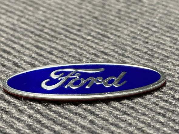 FORD oval stick on badge 34mm for steering wheel hubcap decal XD XE ZJ ZK FC FD Falcon 76BB3649A CAPRI ESCORT