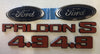 FORD XD  XE BADGE KIT 6 PIECE - FALCON S 4.9 FORD OVAL